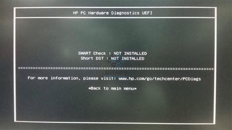 hp hard disk short dst test failed|short dst not available hp.